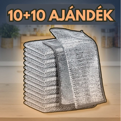 10 darabos mikroszálas törlőkendő készlet