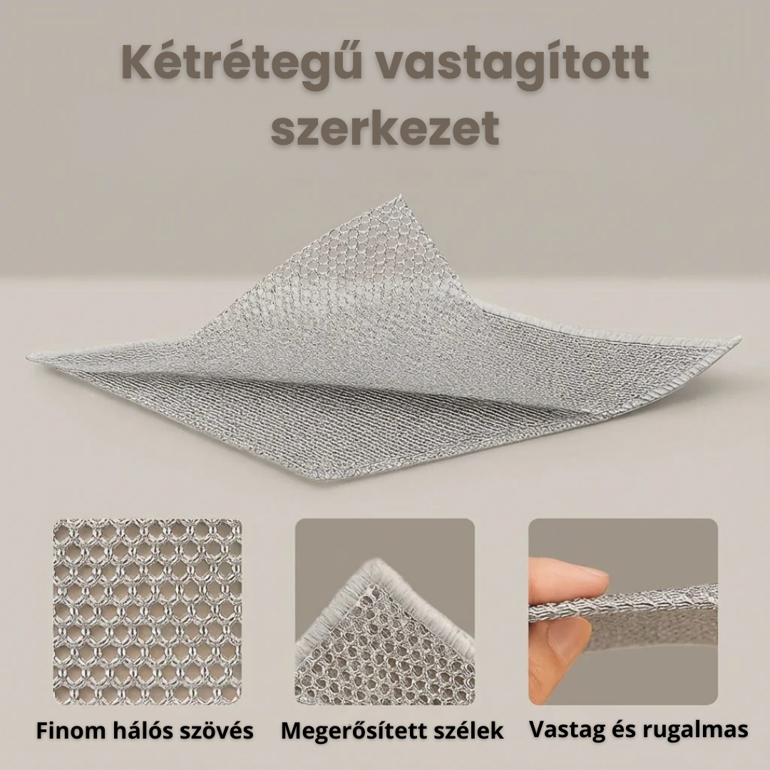 10 darabos mikroszálas törlőkendő készlet