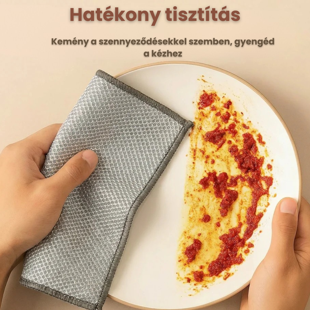 10 darabos mikroszálas törlőkendő készlet